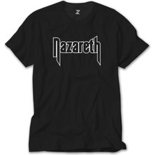 Crows Gate Nazareth Logo Siyah Tişört