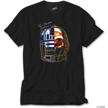 Crows Gate Daft Punk Droid Siyah Tişört