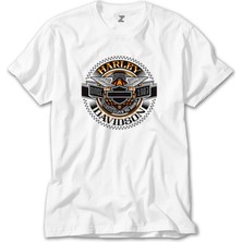 Crows Gate Harley Davidson Motorclothes Beyaz Tişört