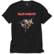 Crows Gate Iron Maiden Trooper Siyah Tişört