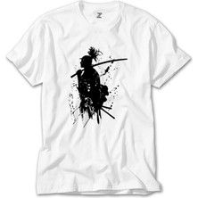 Crows Gate Samurai Miyamoto Musashi Beyaz Tişört