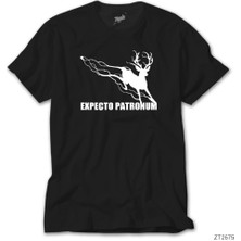 Crows Gate Hary P. Patronum Deer Siyah T-Shirt