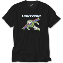 Crows Gate Buzz Lightyear Flying Siyah Tişört