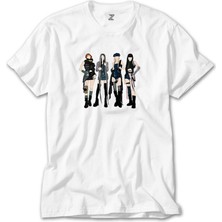 Crows Gate Blackpink Pink Venom Beyaz Tişört