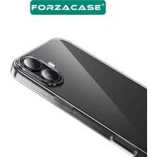 Forzacase iPhone 16 Uyumlu Soft Slim Serisi Şeffaf Silikon Kılıf - FC194