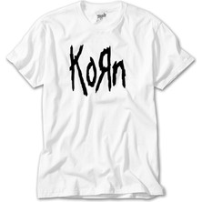 Crows Gate Korn Logo 2 Beyaz Tişört