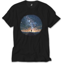 Crows Gate Sky Full Of Star Siyah T-Shirt
