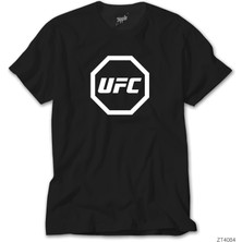 Crows Gate Ufc Logo Siyah Tişört