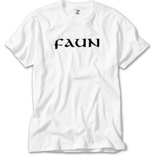 Crows Gate Faun Logo Beyaz Tişört