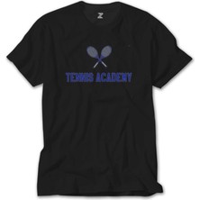 Crows Gate Tennis Academy Siyah Tişört