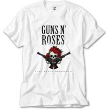 Crows Gate Guns N Roses Live Radio Broadcast Beyaz Tişört
