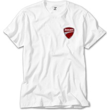 Crows Gate Ducati Multistrada Logo Beyaz Tişört