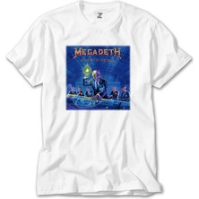 Crows Gate Megadeth Rust In Peace Beyaz Tişört