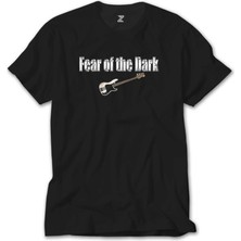 Crows Gate Iron Maiden Fear Of The Dark Guitar Siyah Tişört