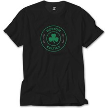 Crows Gate Boston Celtics Logo Siyah Tişört