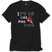 Crows Gate Ping Pong Top Fun Siyah Tişört