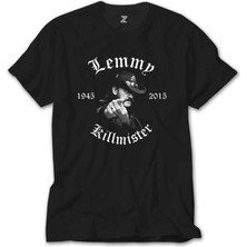 Crows Gate Motörhead Lemmy Kilmister 1945 2015 Siyah T-Shirt