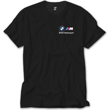 Crows Gate Bmw Logo M Power Motorsport 2 Siyah T-Shirt
