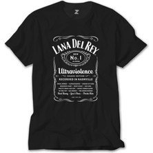 Crows Gate Lana Del Rey Ultraviolence Siyah T-Shirt