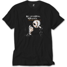 Crows Gate My Chemical Romance Three Cheers Grafiti Siyah T-Shirt