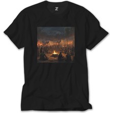 Crows Gate Military Camp Banquet After Victory Siyah T-Shirt