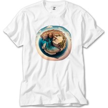 Crows Gate Planet Beyaz T-Shirt