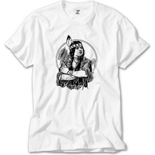 Crows Gate Kızıldereli Man Beyaz T-Shirt