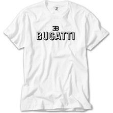 Crows Gate Bugatti Text Beyaz T-Shirt