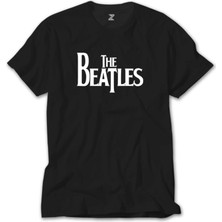 Crows Gate The Beatles Logo Siyah T-Shirt