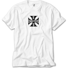 Crows Gate West Coast Choppers Beyaz T-Shirt