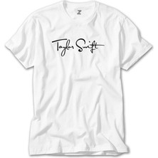 Crows Gate Taylor Swift Imza Beyaz T-Shirt