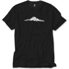 Crows Gate Single Mountain View Siyah T-Shirt