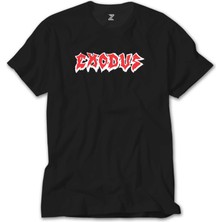 Crows Gate Exodus Logo Siyah T-Shirt