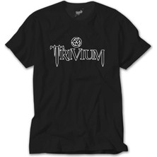 Crows Gate Trivium Logo Type Siyah Tişört