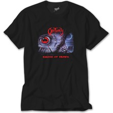 Crows Gate Obituary Cause Of Death Siyah T-Shirt