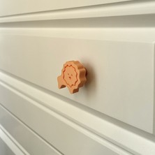 Pomerol turuncu Aslan Dolap Kulpu - Çocuk Odası, Mutfak ve Banyo Için Sevimli Mobilya Kulp,kulpd