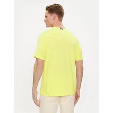 Tommy Hilfıger Ön Logolu Yuvarlak Yaka T-Shirt