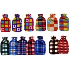 33X19 cm 2 Lt Polar Kılıflı Termofor Sıcak Su Torbası Karın Ağrısı Bel Ayak Isıtıcı I 1 Adet