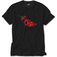 Crows Gate Red Hot Chili Peppers Siyah T-Shirt