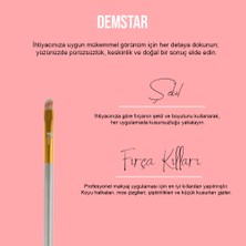 Demstar Professinal Makeup Brush Champagne Açılı Eyeliner Makyaj Fırçası No:19