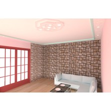 Motifpiyer Hazır Spotlu Tavan Paneli Lina Kübiz-Modern LED Uyumlu Tavan Göbeği/Mono Diş Çitalı