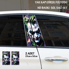 Fresh Psikopat Artist Baskılı Folyo 2Adet Set - Oto Kapı Kaplama Sticker Tuning Görünüm