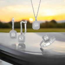Hid Silver Prenses Kesim Baget Taşlı Bayan Set Takımı