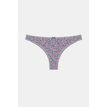 Penti Summer Flowers Pamuklu 3lü Çok Renkli Brazilian Külot
