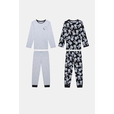 Penti Erkek Çocuk Champion 2li Çok Renkli Pijama Takımı