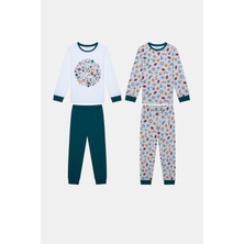 Penti Erkek Çocuk Sporty 2li Çok Renkli Pijama Takımı