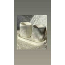 MelttCandle 3'Lü Set Organizer Dekorasyon Set