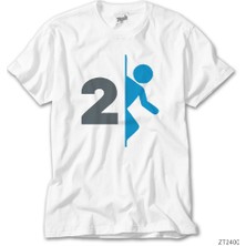 Crows Gate Portal 2 Logo Beyaz T-Shirt