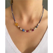 Mediterian Renkli Güneş Sistemi Modeli, Eğlenceli ve Öğretici Dekorasyon, Doğal Taşlı, Çok Renkli