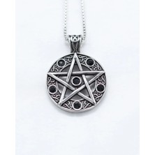 Shout Stainless Steel Devil Star Necklace